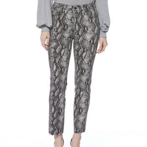 Paige Hoxton Slim pant- snakeskin (grey black white)